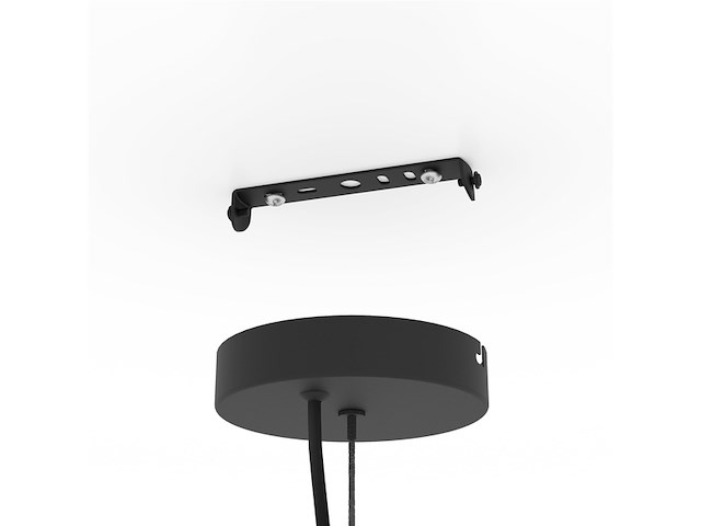 Eglo gaetano 1 hanglamp e27 53 cm zandkleur/creme - afbeelding 2 van  3