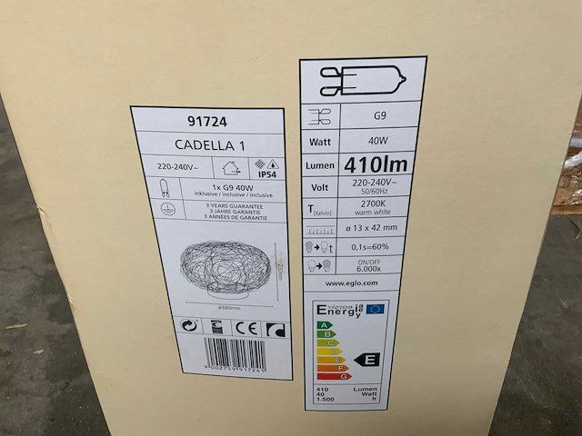 Eglo garden living candella 1 buitenlamp (34x) - afbeelding 3 van  4