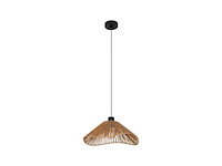 Eglo lavister hanglamp e27 39 cm zwart/bruin papier - afbeelding 2 van  3