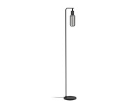 Eglo majone vloerlamp e27 151 cm zwart/grijs smoke glas - afbeelding 1 van  4