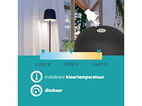 Eglo mannera-l led-vloerlam metaal in zwart ip54 - afbeelding 4 van  4