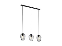 Eglo newtown hanglamp e27 70 cm zwart - afbeelding 1 van  5