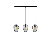 Eglo newtown hanglamp e27 70 cm zwart - afbeelding 3 van  5