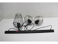 Eglo newtown hanglamp e27 70 cm zwart - afbeelding 4 van  5