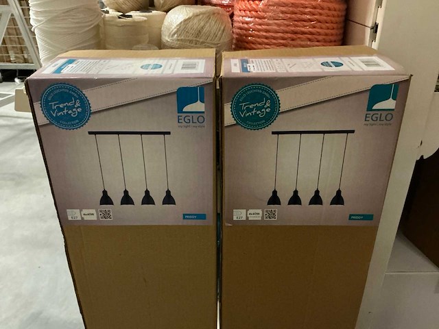 Eglo priddy plafondlampen (2x) - afbeelding 1 van  5