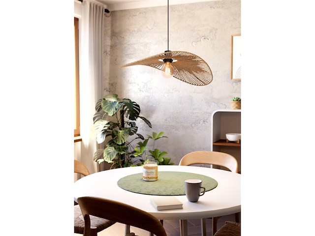 Eglo siruela hanglamp e27 56 cm bruin/zwart - afbeelding 3 van  3