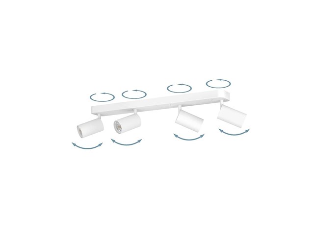 Eglo smart spot gu10 58 cm wit - afbeelding 2 van  4