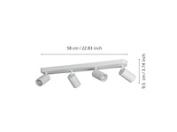 Eglo smart spot gu10 58 cm wit - afbeelding 4 van  4