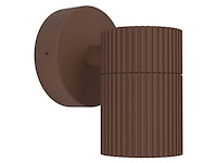 Eglo tomelloso wandlamp buiten gu10 12 cm donkerbruin