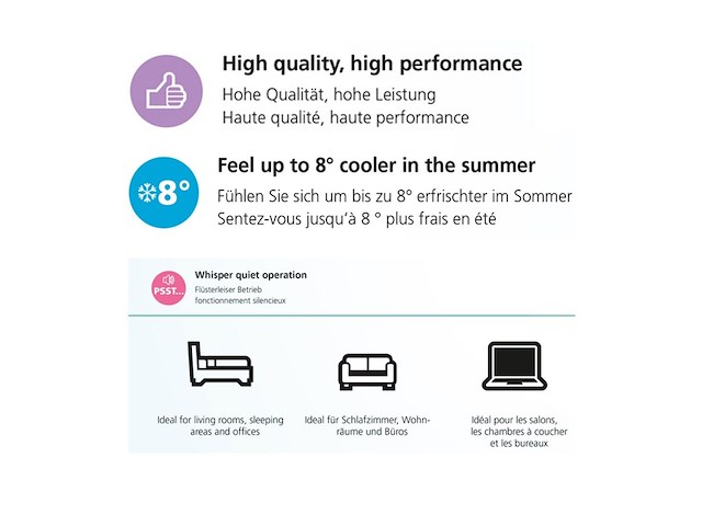 Eglo varadero plafondlamp met ventilator 122cm ac longer life wit - afbeelding 4 van  6