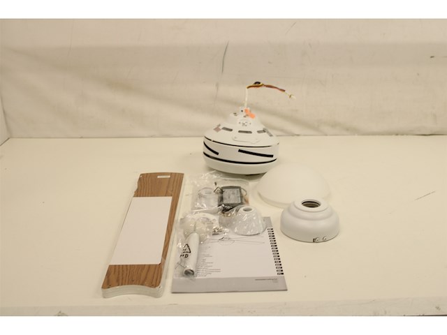 Eglo varadero plafondlamp met ventilator 122cm ac longer life wit - afbeelding 5 van  6