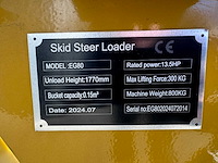 Egn eg80 minishovel / minilader - afbeelding 11 van  13