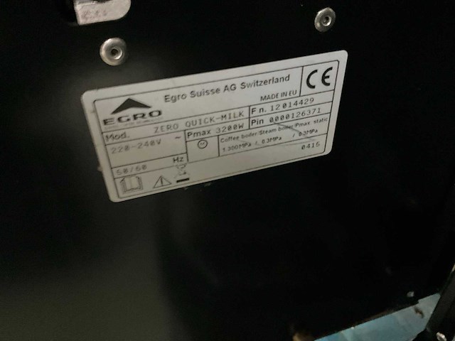 Egro zero quick milk koffiemachine - afbeelding 9 van  9