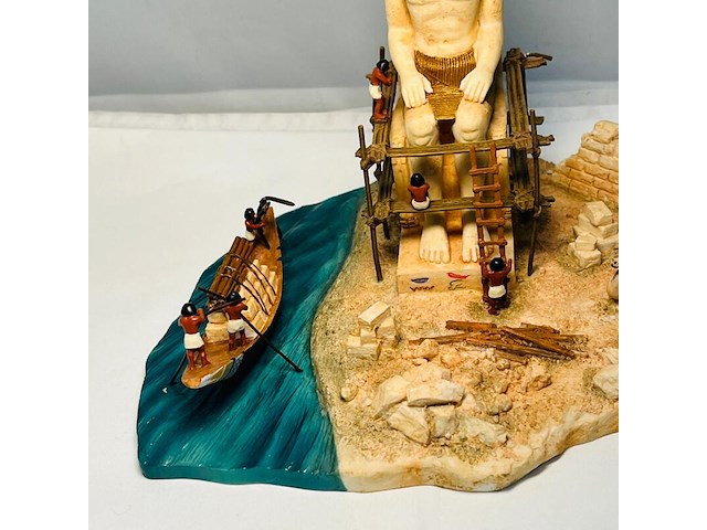 Egyptische farao sculptuur - mint conditie - afbeelding 3 van  9