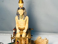 Egyptische farao sculptuur - mint conditie - afbeelding 7 van  9
