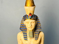 Egyptische farao sculptuur - mint conditie - afbeelding 8 van  9