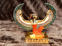 Egyptische godin kunstgouden beeld - afbeelding 1 van  6