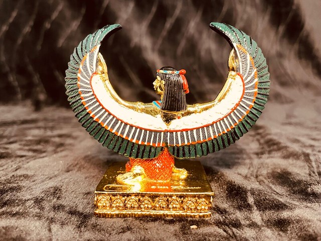 Egyptische godin kunstgouden beeld - afbeelding 2 van  6