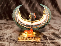 Egyptische koningin kunstgouden beeld - afbeelding 2 van  6