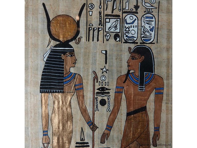 Egyptische kunst op papyrus?. - afbeelding 3 van  5