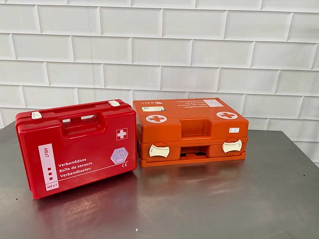 Ehbo box / verbanddoos (2x) - afbeelding 1 van  4