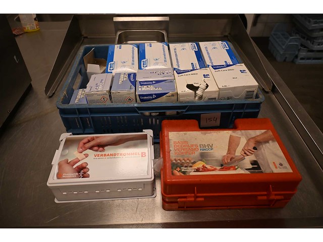 Ehbo koffer (2x) inclusief partij hygiene handschonen - afbeelding 1 van  4