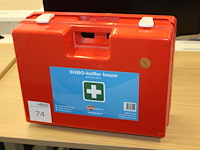 Ehbo koffer voor de bouw met wandbeugel. - afbeelding 1 van  2
