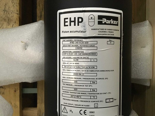 Ehp/parker zuigeraccumulator (6x) - afbeelding 3 van  3