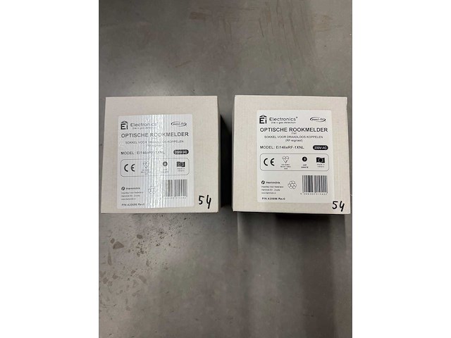 Ei electronics - ei146erf-1xnl - optische rookmelder evolution, 230v, met 9v back-up draadloos (rf) (2x) - afbeelding 1 van  3