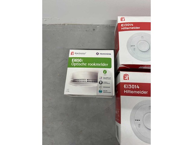 Ei electronics - optische rookmelder, koolmonoxidemelder, hittemelder (6x) - afbeelding 2 van  6