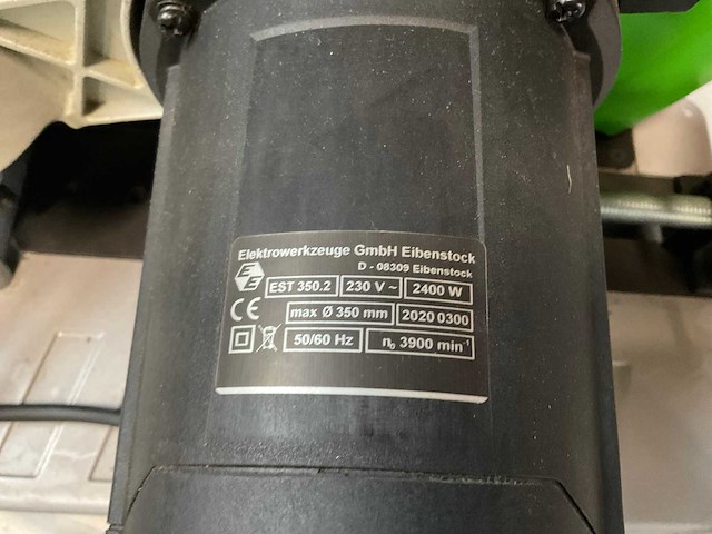 Eibenstock est 350.2 afkortcirkelzaagmachine - afbeelding 3 van  4