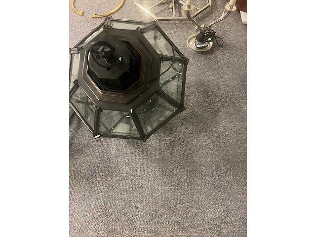 Eichholtz original hanglamp bronze diameter ca. 50cm hoogte 80 cm - afbeelding 5 van  5