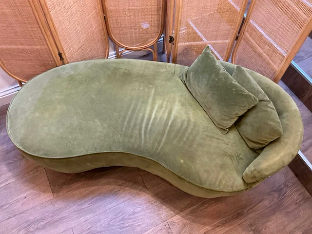 Eichholtz velvet chaise longue met 2 room dividers - afbeelding 4 van  7