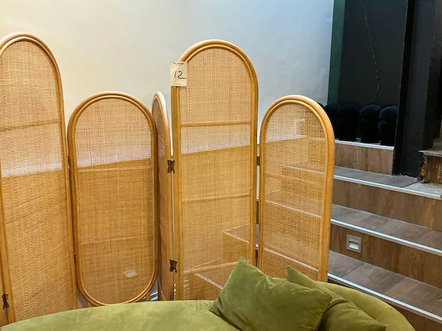 Eichholtz velvet chaise longue met 2 room dividers - afbeelding 7 van  7