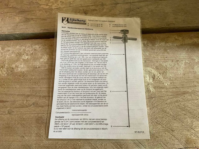 Eijkelkamp handsondeerapparaat - afbeelding 2 van  3