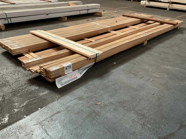 Eiken afdeklijst 4x30 mm - afbeelding 1 van  3