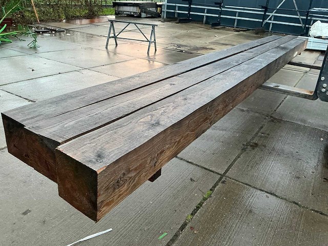 Eiken balk (200x200 mm) (3x) - afbeelding 5 van  9