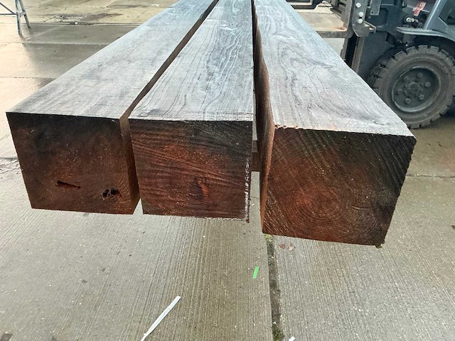 Eiken balk (200x200 mm) (3x) - afbeelding 6 van  9