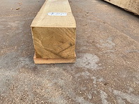 Eiken balk 200x220 mm lengte 535 cm - afbeelding 2 van  5