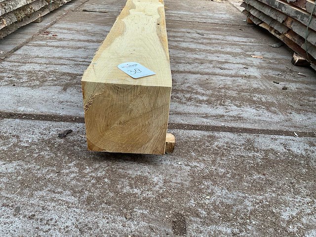 Eiken balk 250x250 mm - afbeelding 2 van  5