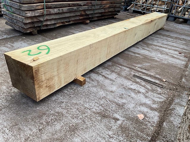 Eiken balk 250x250 mm - afbeelding 3 van  5