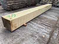 Eiken balk 250x250 mm - afbeelding 3 van  5