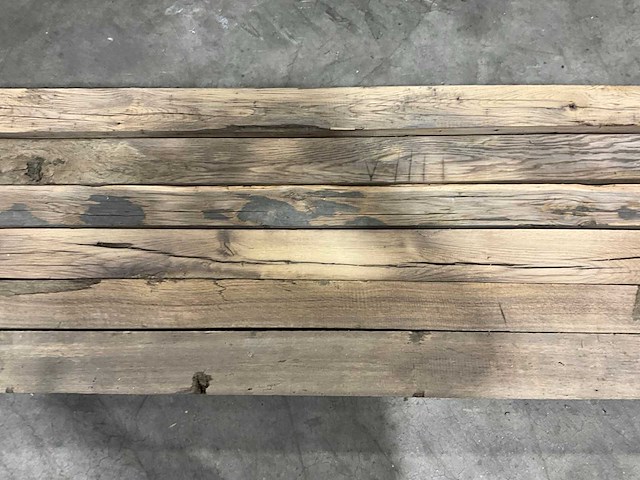 Eiken balk (6x) - afbeelding 4 van  5