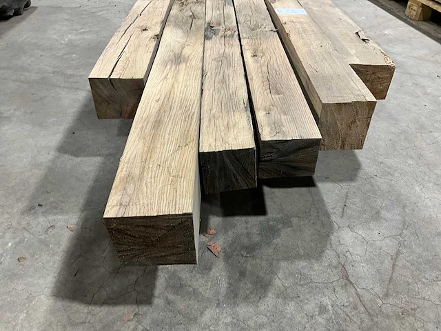 Eiken balk (6x) - afbeelding 5 van  5