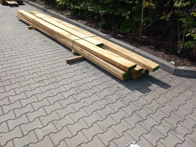 Eiken balk (8x) - afbeelding 3 van  3