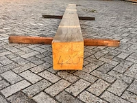 Eiken balk fijnbezaagd, 250x250mm, lengte 420cm - afbeelding 3 van  3
