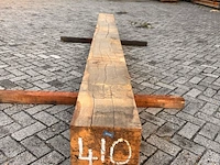 Eiken balk fijnbezaagd, 300x300mm, lengte 410cm