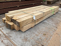 Eiken balken 150x150 mm (12x)