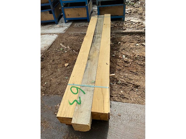 Eiken balken 150x150 mm (6x) - afbeelding 5 van  5