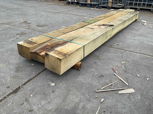 Eiken balken 150x200 mm (3x) - afbeelding 1 van  2